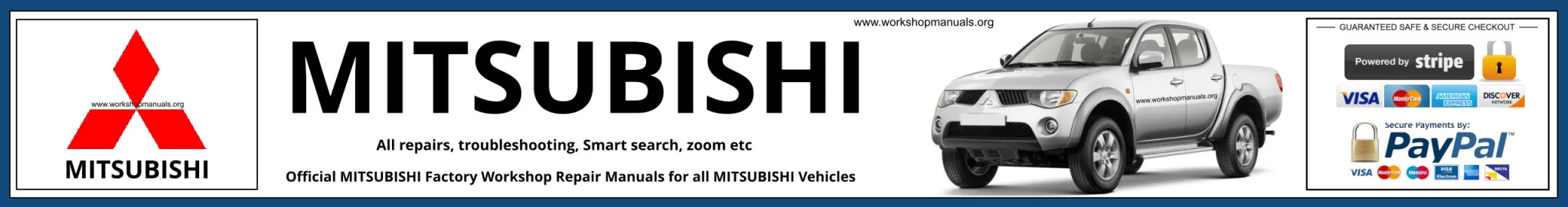 Mitsubishi Workshop Service Repair Manual