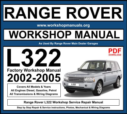 Range Rover L322 Workshop Repair Manual PDF
