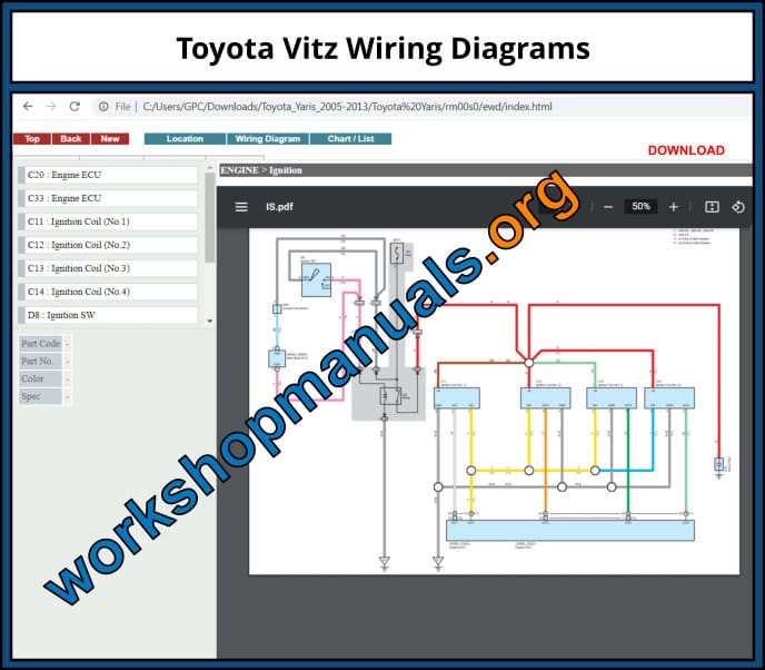 Toyota Vitz Wiring Diagrams Download