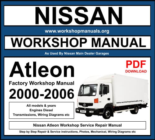 Nissan Atleon Workshop Service Repair Manual