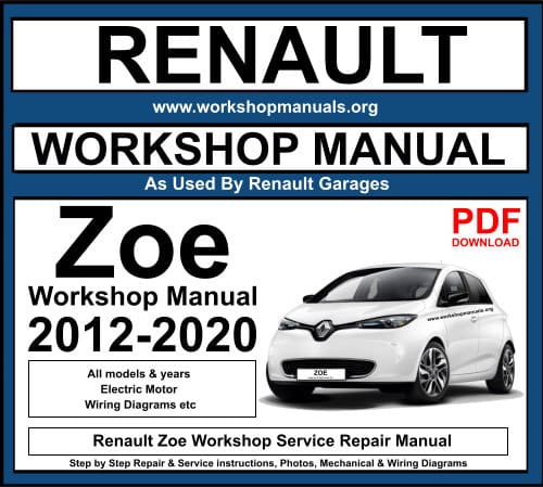 Renault Zoe Workshop Repair Manual