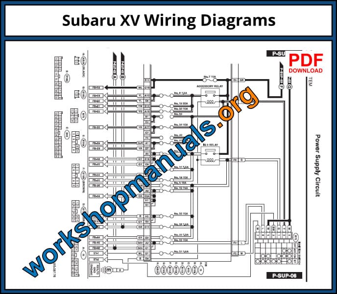 Subaru XV Wiring Diagrams
