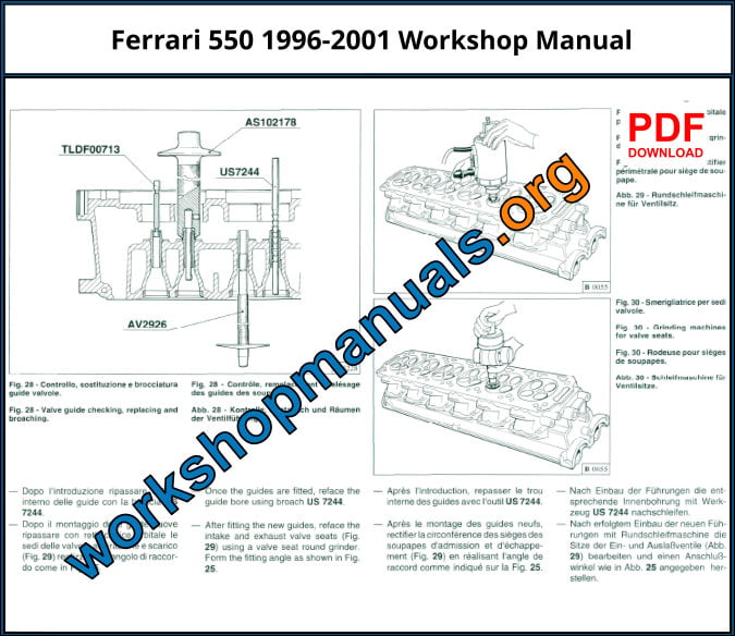 Ferrari 550 1996-2001 Workshop Manual 2