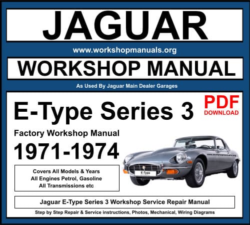 Jaguar E Type Series 3 Workshop Repair Manual