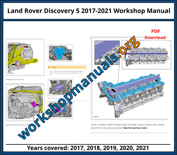 Land Rover Discovery 5 2017-2021 Workshop Manual