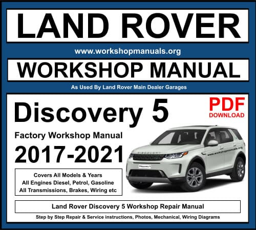 Land Rover Discovery 5 2017-2021 Workshop Repair Manual