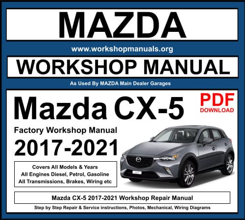 Mazda CX-5 2017-2021 Workshop Repair Manual
