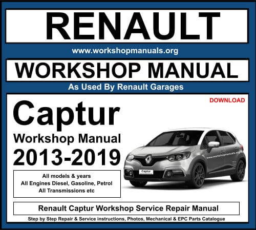 Renault Captur Workshop Service Repair Manual