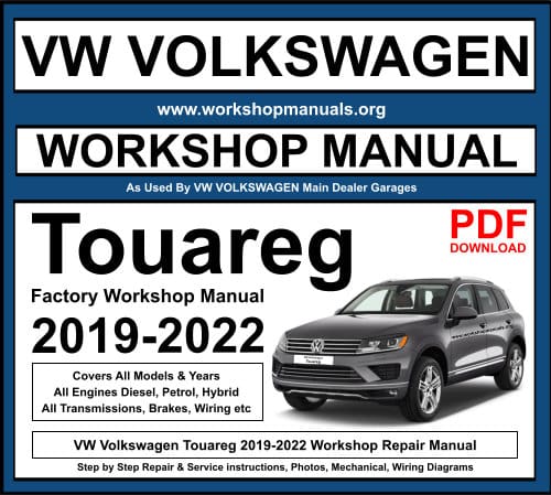 VW Touareg 2019-2022 Workshop Repair Manual