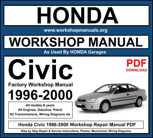 Honda Civic 1996-2000 Workshop Service Repair Manual PDF