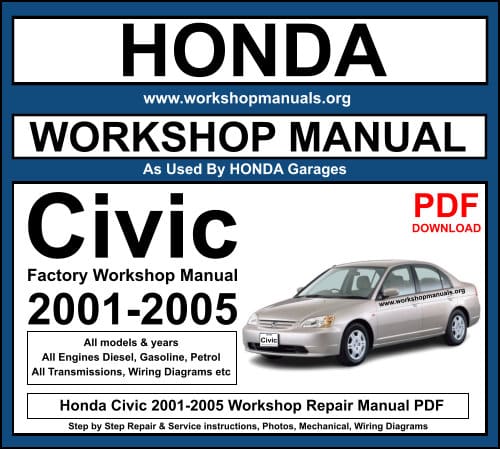 Honda Civic 2001-2005 Workshop Service Repair Manual PDF