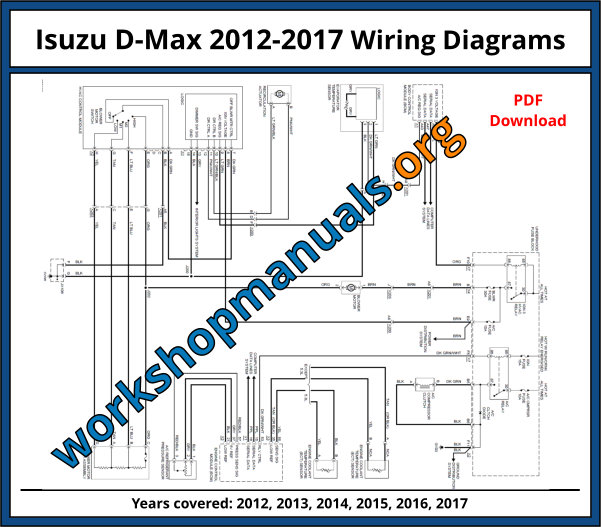 Isuzu D-Max 2012-2017 Wiring Diagrams