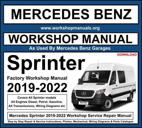 Mercedes Sprinter 2019-2022 Workshop Service Repair Manual