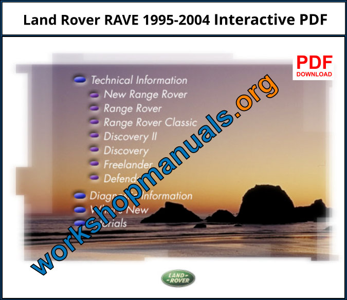 Land Rover RAVE Interactive PDF