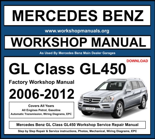 Mercedes Benz GL Class GL450 Workshop Repair Manual