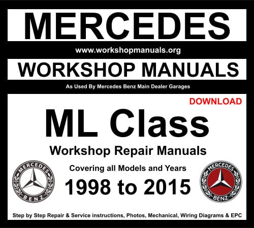 Mercedes ML Class Workshop Manuals