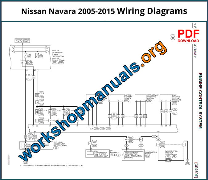 Nissan Navara 2005-2015 Workshop Repair Manual Download PDF