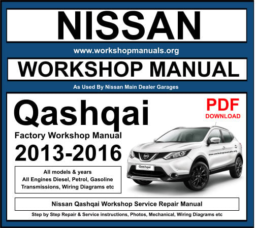 Nissan Qashqai Workshop Service Repair Manual