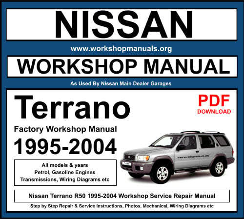 Nissan Terrano R50 1995-2004 Workshop Service Repair Manual
