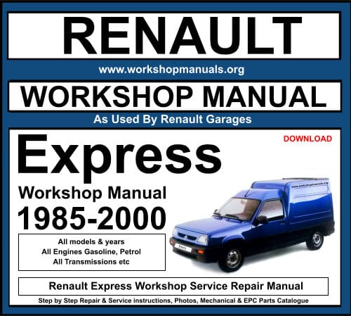 Renault Express Workshop Service Repair Manual