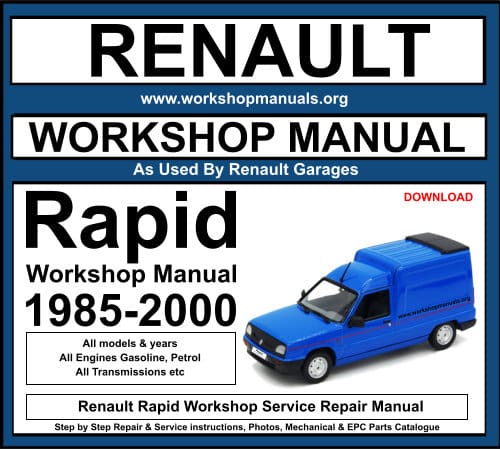 Renault Rapid Workshop Service Repair Manual