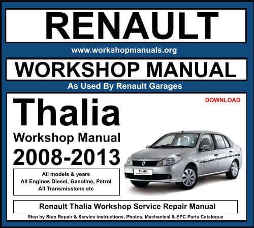 Renault Thalia 2008-2013 Workshop Service Repair Manual