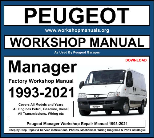 Peugeot Manager Workshop Repair Manual Download
