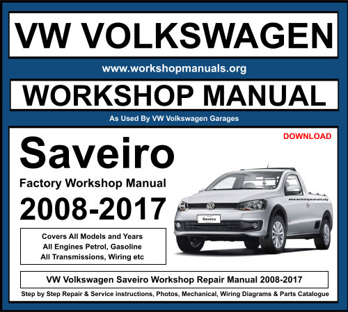 Volkswagen Saveiro Workshop Repair Manual Download