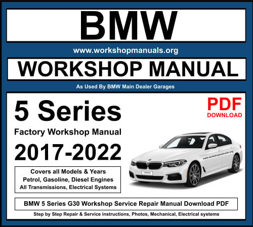 BMW 5 Series Workshop Repair Manual Download PDF