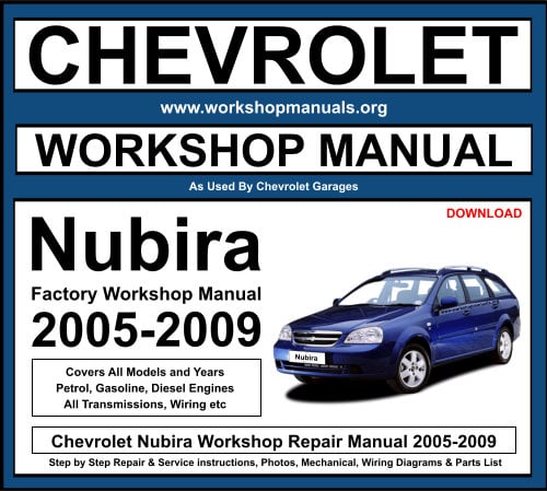 Chevrolet Nubira 2005-2009 Workshop Repair Manual