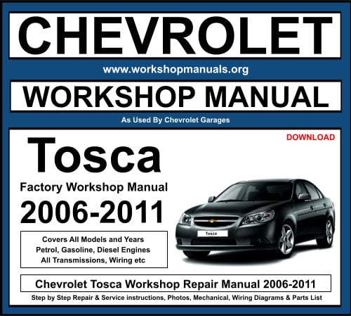 Chevrolet Tosca 2006-2011 Workshop Repair Manual