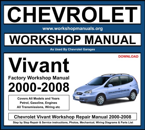 Chevrolet Vivant 2000-2008 Workshop Repair Manual