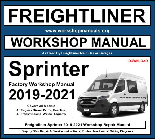 Freightliner Sprinter 2019-2021 Workshop Repair Manual
