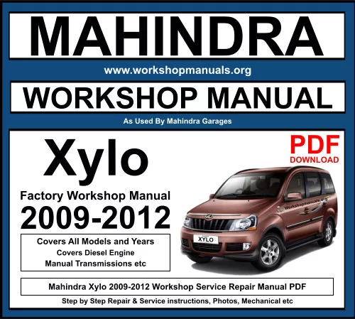 Mahindra Xylo 2009-2012 Workshop Repair Manual Download PDF