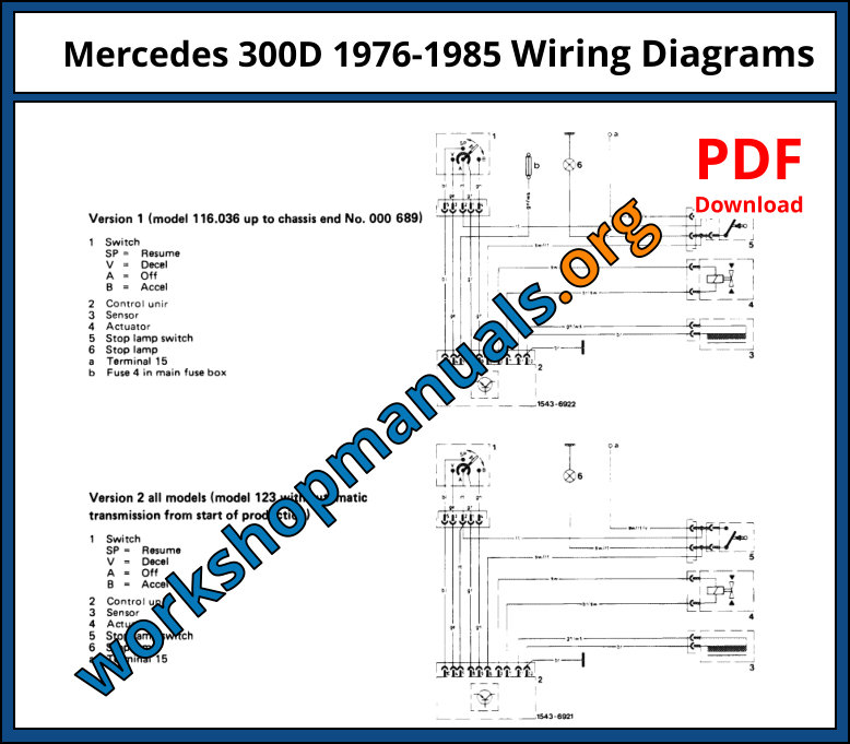 Mercedes 300D Workshop Repair Manual Download PDF