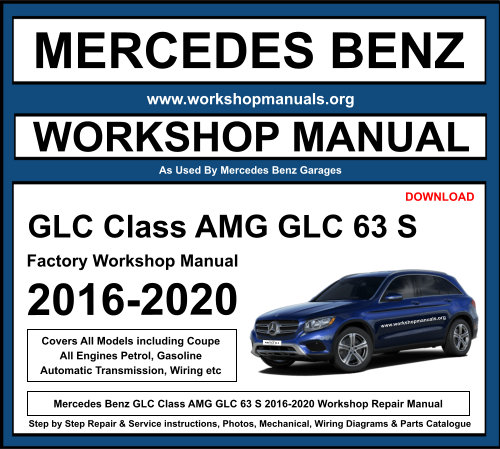 Mercedes GLC Class AMG GLC 63 S Workshop Repair Manual Download