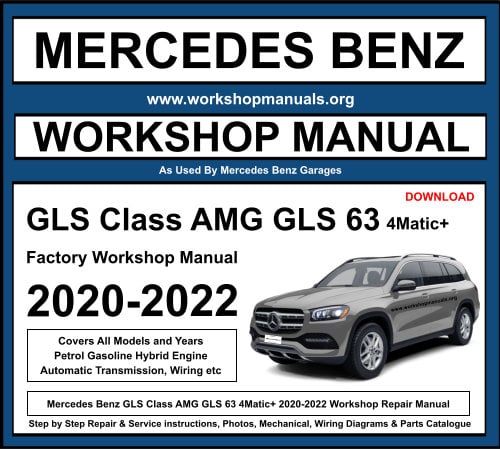 Mercedes GLS Class AMG GLS 63 4Matic+ Workshop Repair Manual Download