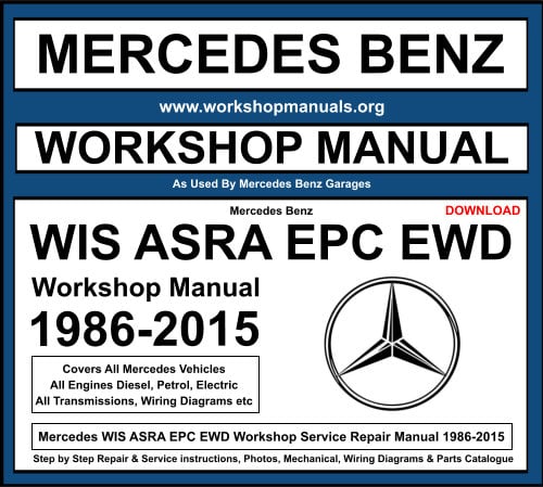 Mercedes WIS ASRA EPC EWD Workshop Service Repair Manual 1986-2015