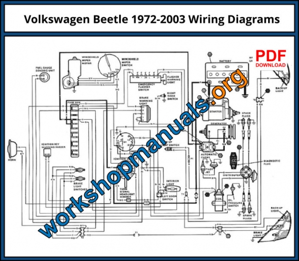 VW Volkswagen Beetle Workshop Repair Manual Download PDF