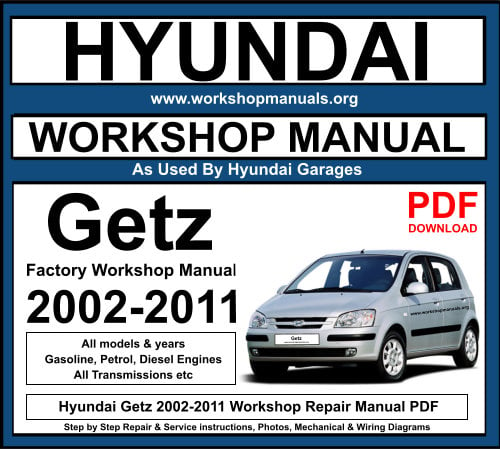 Hyundai Getz 2002-2011 Workshop Repair Manual PDF