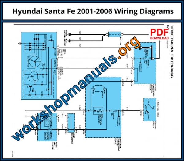 Hyundai santa fe workshop repair manual 2001 2006 download pdf