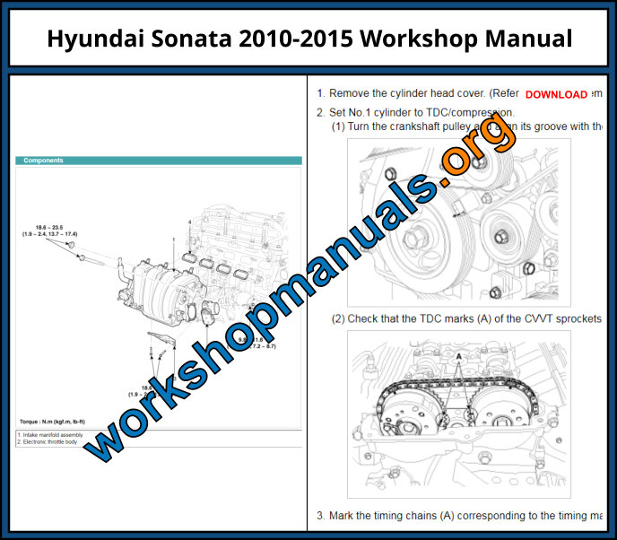 Hyundai Sonata 2010-2015 Workshop Manual