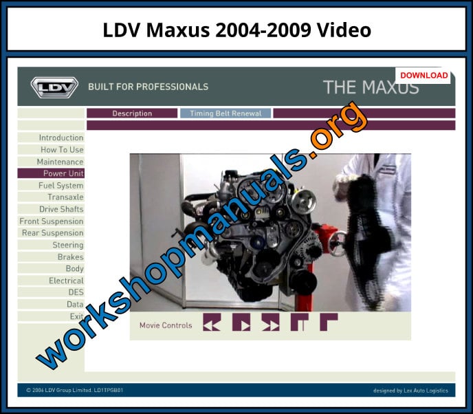 LDV Maxus 2004-2009 Video