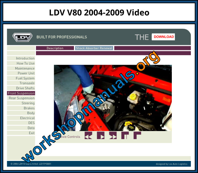 LDV V80 2004-2009 Video