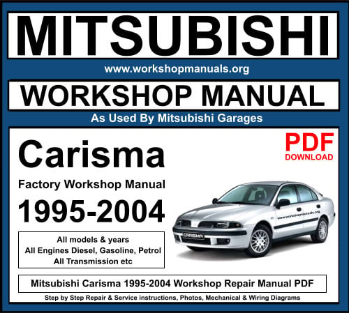 Mitsubishi Carisma Workshop Repair Manual PDF
