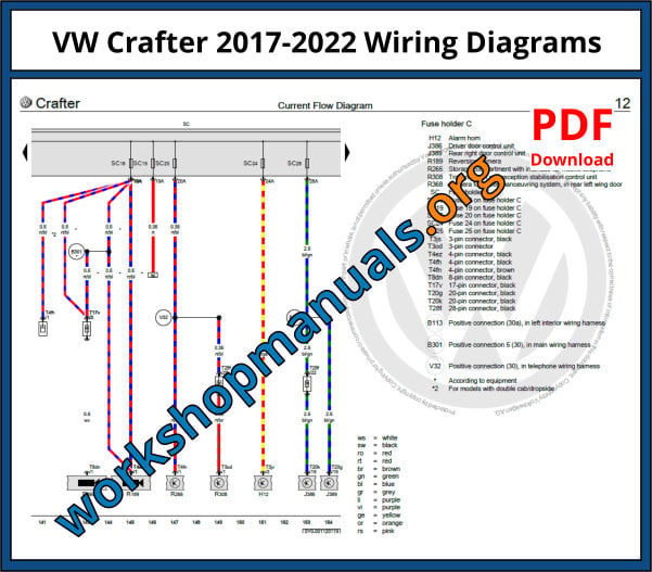 VW Crafter 2017-2022 Wiring Diagrams