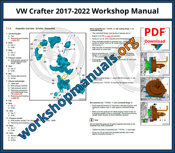 VW Crafter 2017-2022 Workshop Manual
