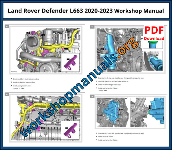 Land Rover Defender L663 2020-2023 Workshop Manual