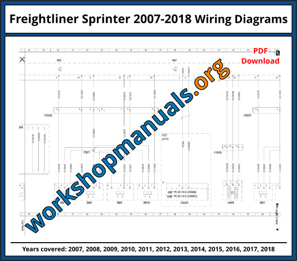Freightliner Sprinter 2007-2018 Wiring Diagrams