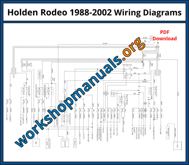 Holden Rodeo 1988-2002 Wiring Diagrams